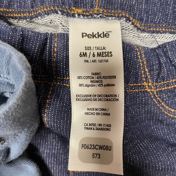 Baby Onesie and Pants Set - Multicolor Pekkle Size: 6 months - Picture 4 of 7